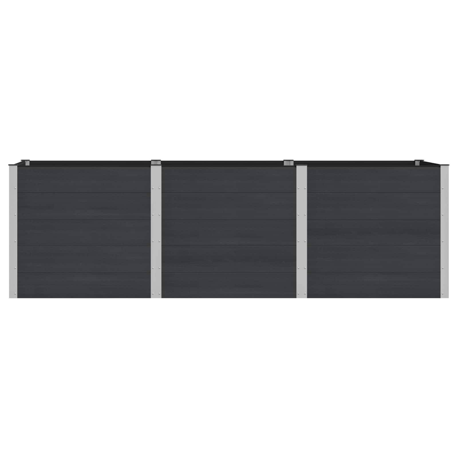 Prolenta Premium - Jardinière aluminium noir 300 x 100 x 91 cm - Prolenta premium p3299.1 - Image 3