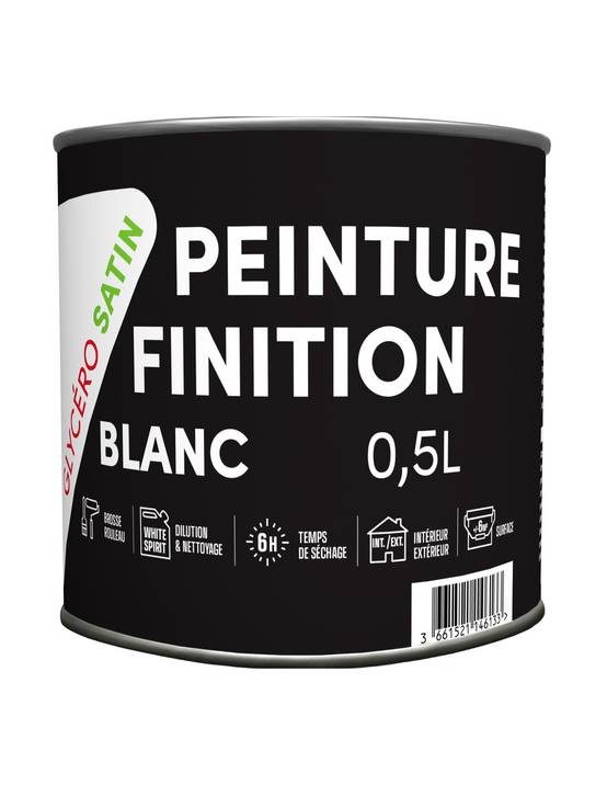 Laque Glycéro Satin Tdp Finition Satinée Durable, Intérieur/extérieur - Générique