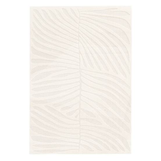 Tapis intérieur motif végétal crème Lily 200x290cm | sweeek - Image 1