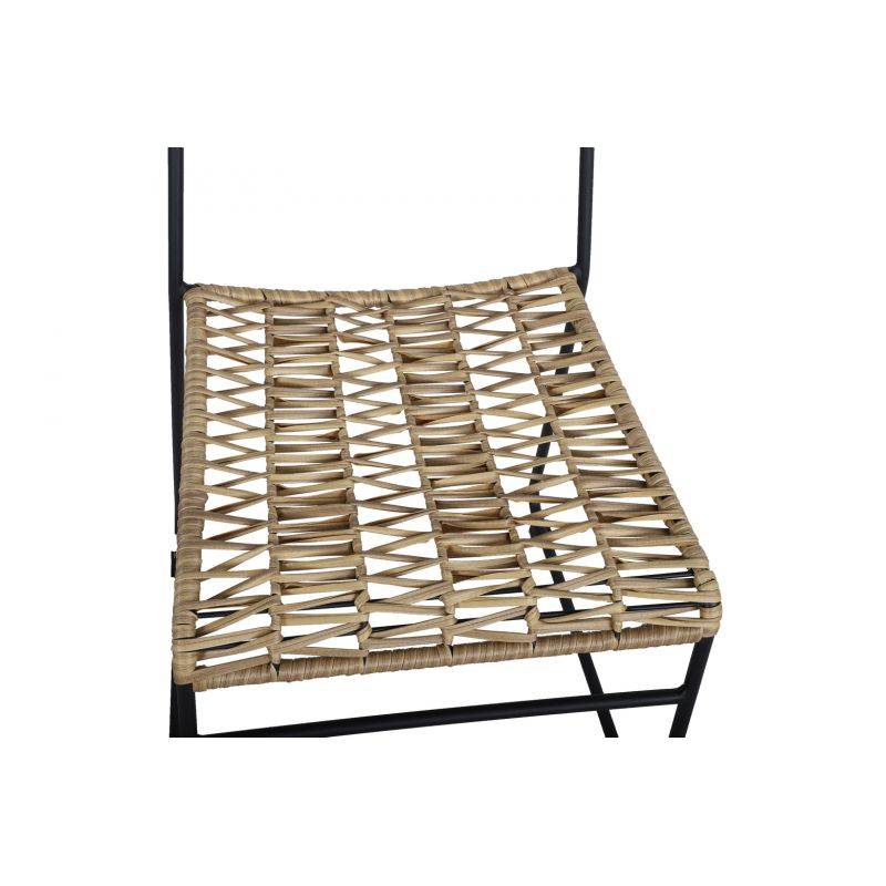 Beau Rivage - Lot de 2 chaises MASSA en résine tressée coloris naturel Beau Rivage - Imagen 7