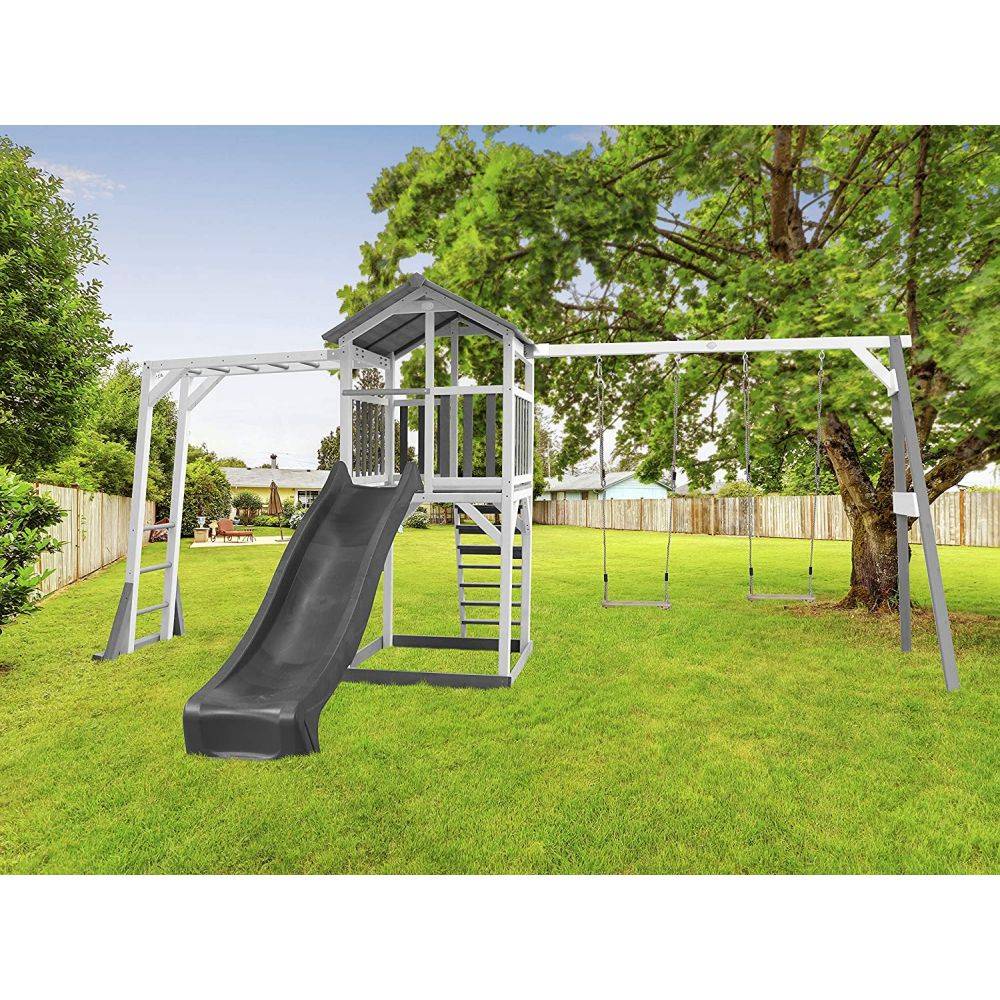Kbt - Glissière de toboggan en PEHD reX 230cm Anthracite - Imagen 2