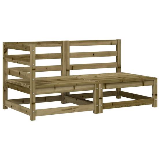 Canapé Extérieur 2 Places Pin Imprégné avec Coussins Anthracite Résistant Pourriture – ComfortXL Outdoor Living - Image 4