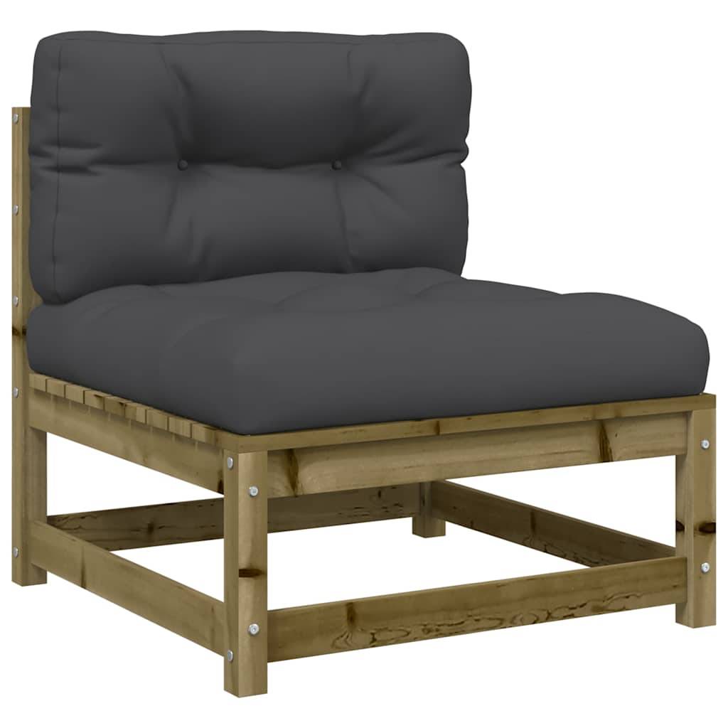 Canapé Extérieur 2 Places Pin Imprégné avec Coussins Anthracite Résistant Pourriture – ComfortXL Outdoor Living - Image 8