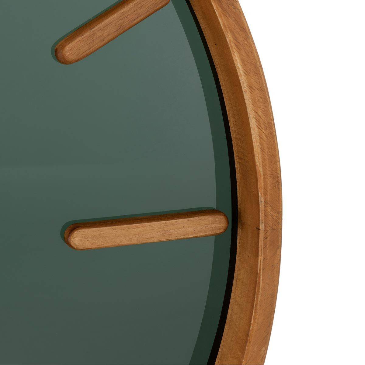 Horloge Murale Design "Creva" 40cm Marron & Noir - Image 4