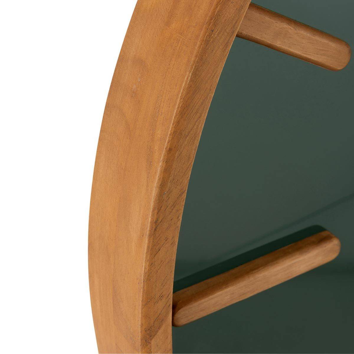 Horloge Murale Design "Creva" 40cm Marron & Noir - Image 3