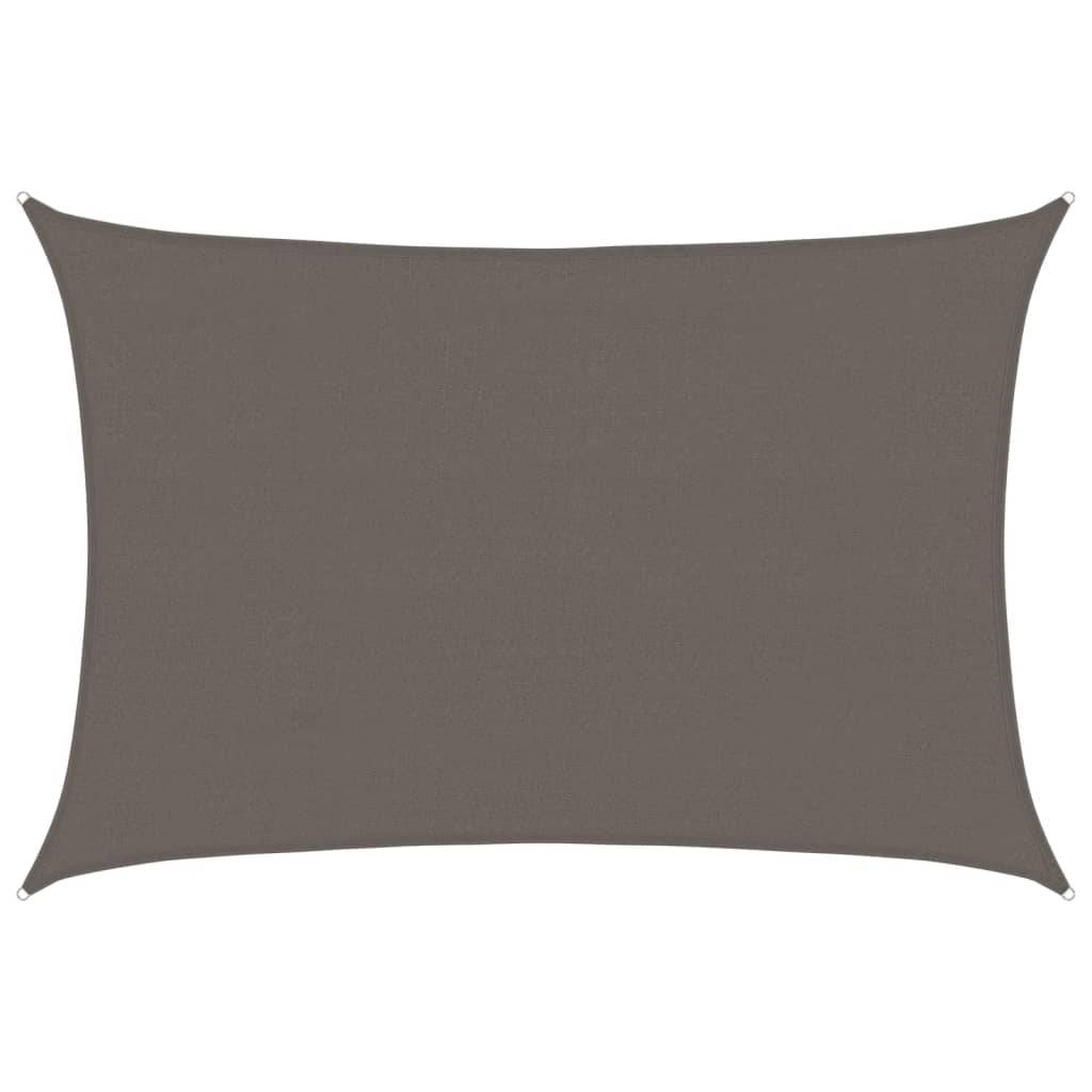 Maison Chic - Voile d'ombrage - Voile solaire 160 g/m² Anthracite 4x5 m PEHD - Meuble Pro - Imagen 1