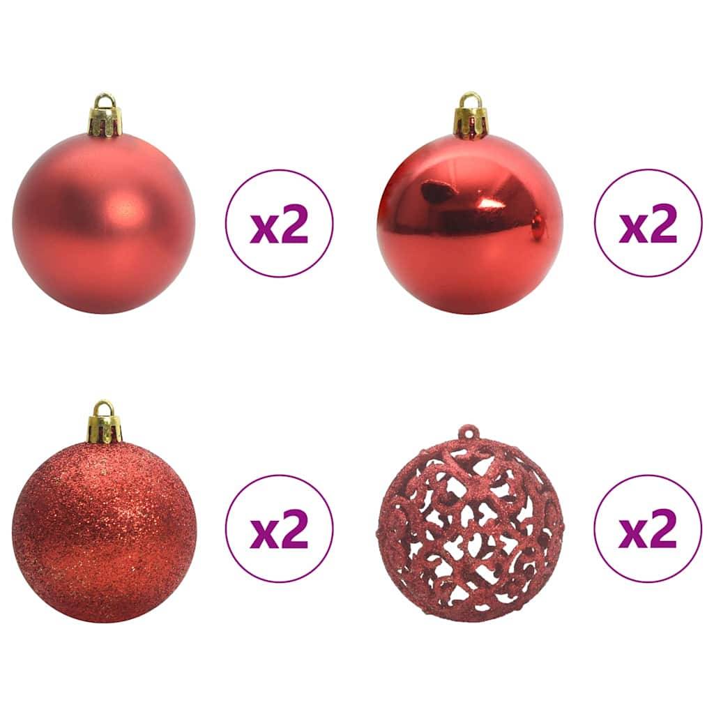 Sapin de Noël | Arbre de Noël artificiel à charnières 150 LED Vert 150 cm Maison Chic - Image 9