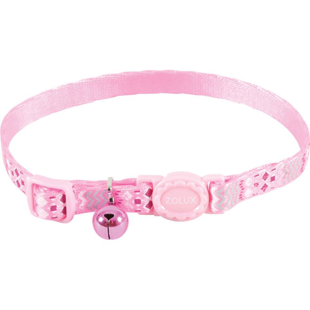 Zolux - zolux - Collier ETHNIC nylon réglable de 17 à 30 cm rose  pour chat - Imagen 1