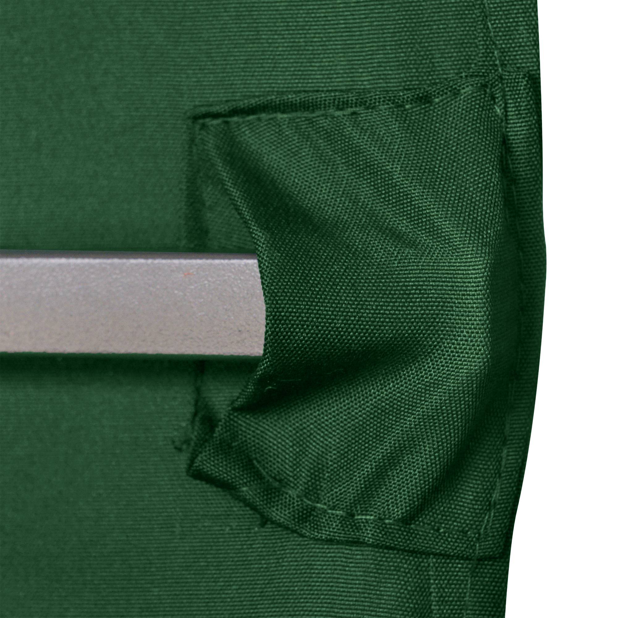 ComfortXL - Toile rechange tonnelle polyester jardin remplacement double toit 298x295 vert - ComfortXL Outdoor Living - Image 10