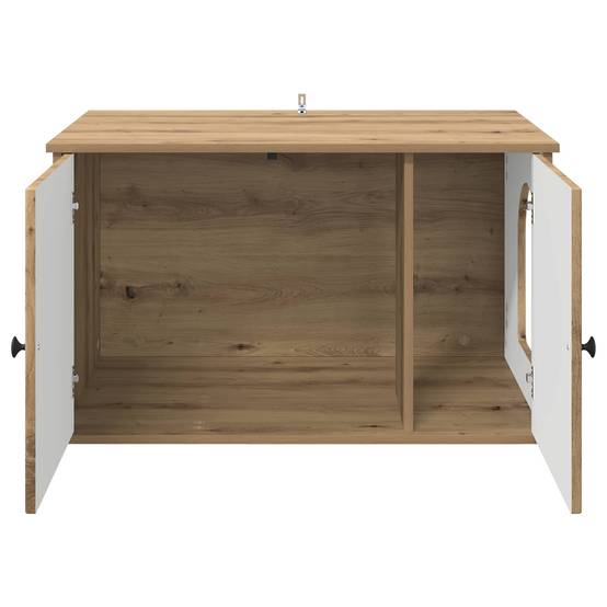 Chatiere bois marron 85 x 55 x 50,5 cm - Prolenta premium p368.0 - Image 6