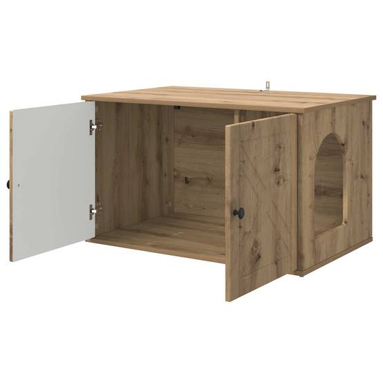 Chatiere bois marron 85 x 55 x 50,5 cm - Prolenta premium p368.0 - Image 5