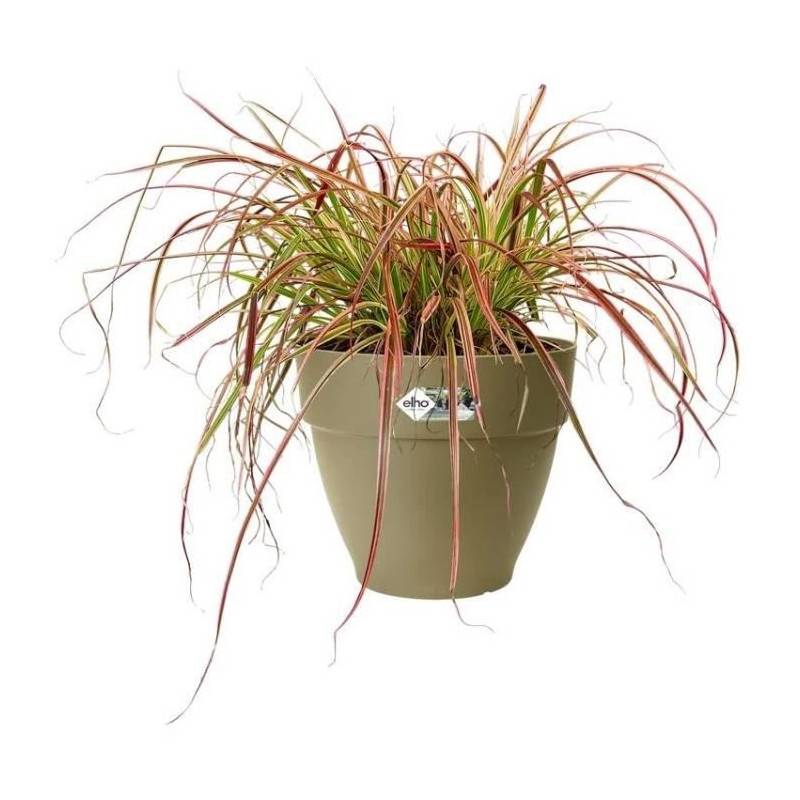 Elho - Pot De Fleurs Rond Vibia - Plastique Réservoir - ø47 - Vert - Imagen 3