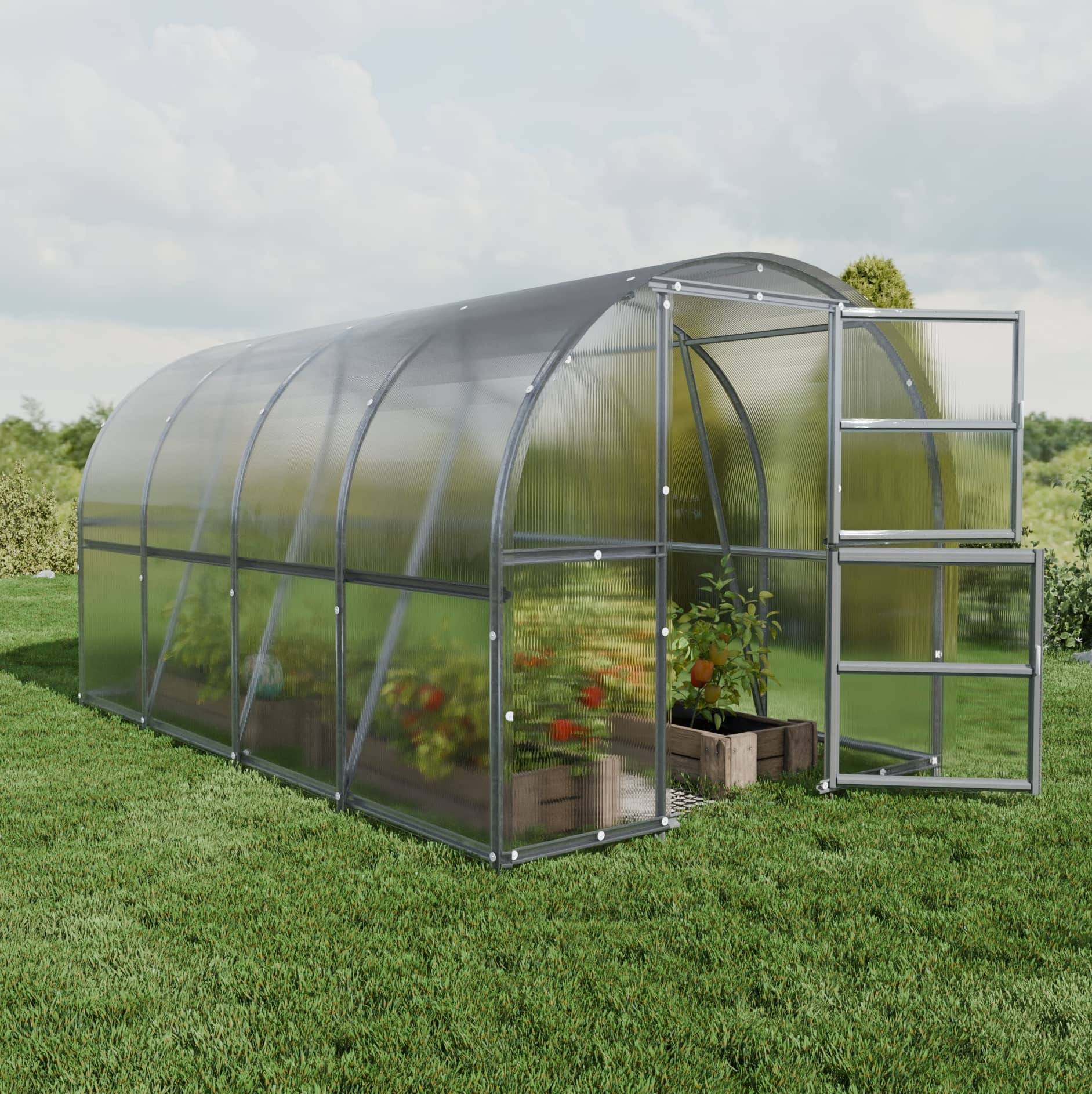 KLASIKA GREENHOUSES - Serre de jardin KLASIKA BALTIC LT EXTRA 3 x 4 m (12 m²), 4 mm avec revêtement en polycarbonate - Image 1