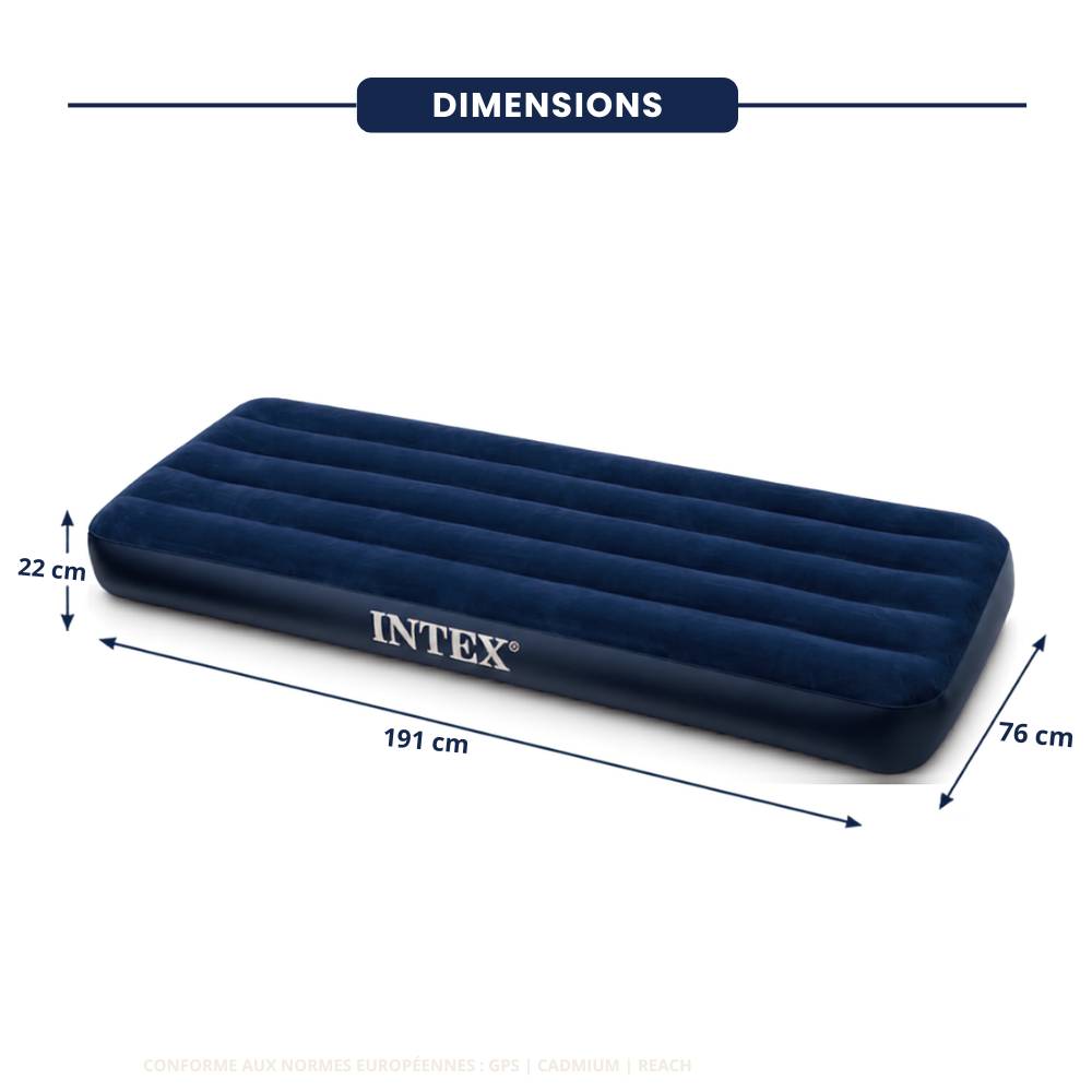 Sans Marque - Matelas gonflable 1 place - Imagen 2