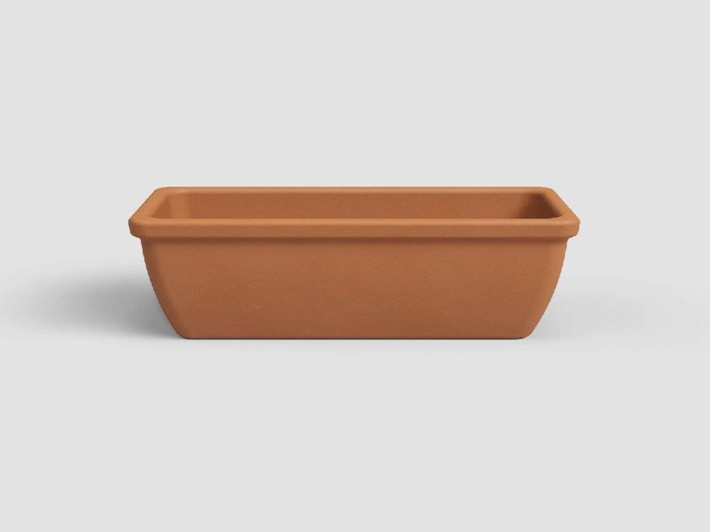 Artevasi - Jardinière Siza terre cuite naturel 53 cm - ARTEVASI