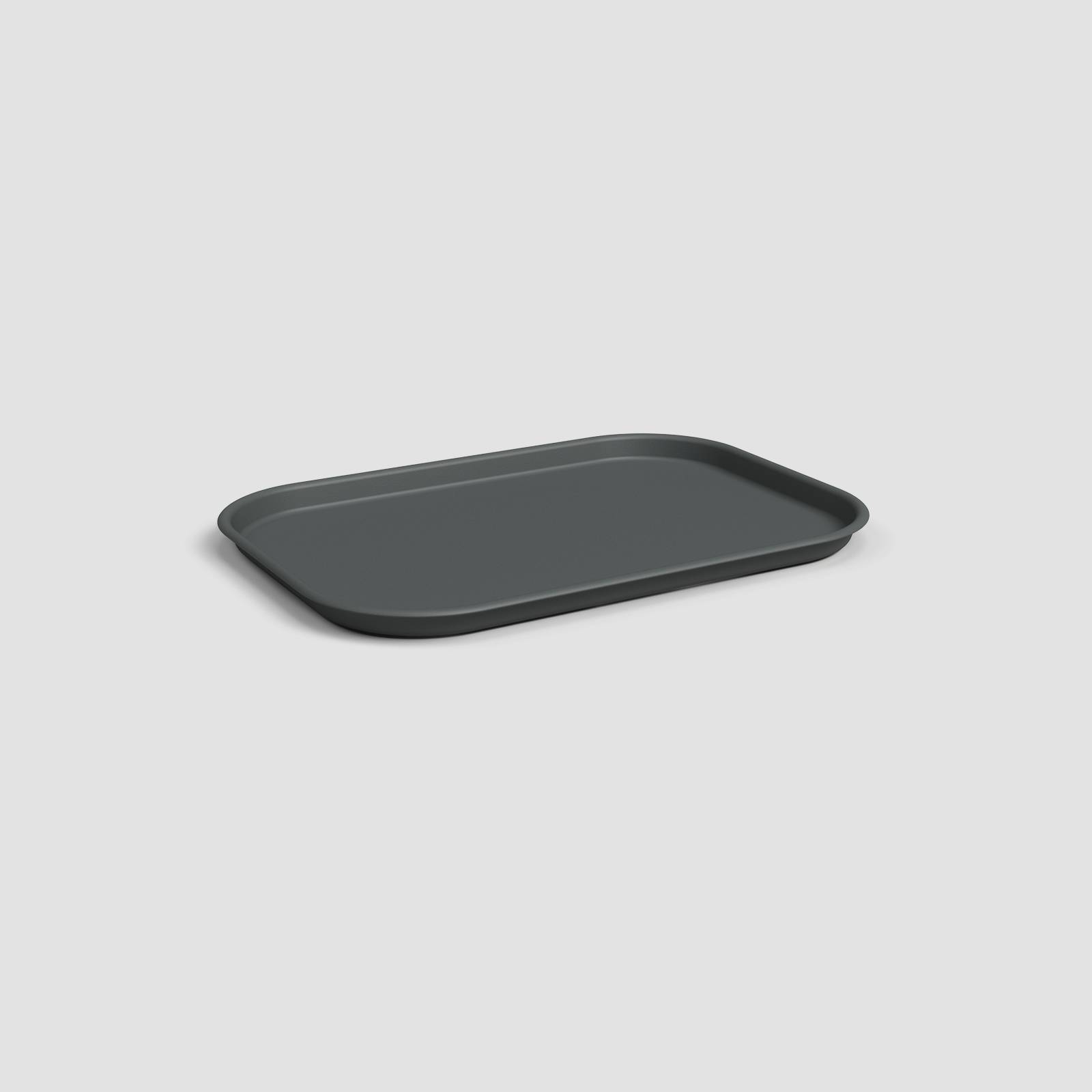Artevasi - Soucoupe Madagascar S Plastique anthracite 24x17 cm - ARTEVASI