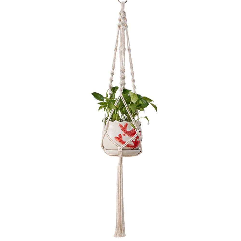 Jardinière suspendue coton -  Pour balcon/intérieur - Décoration plantes - Image 1