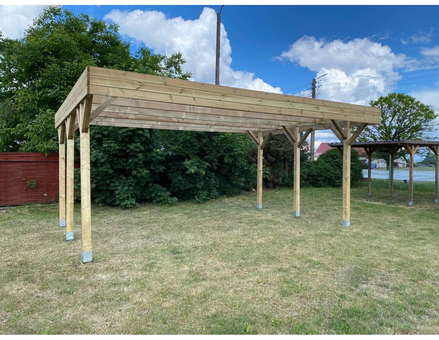 Altanka - Carport, abri de voiture 6.06x5.03 m - 30.48 m2 - CAR5 - ALTANKA - Image 7