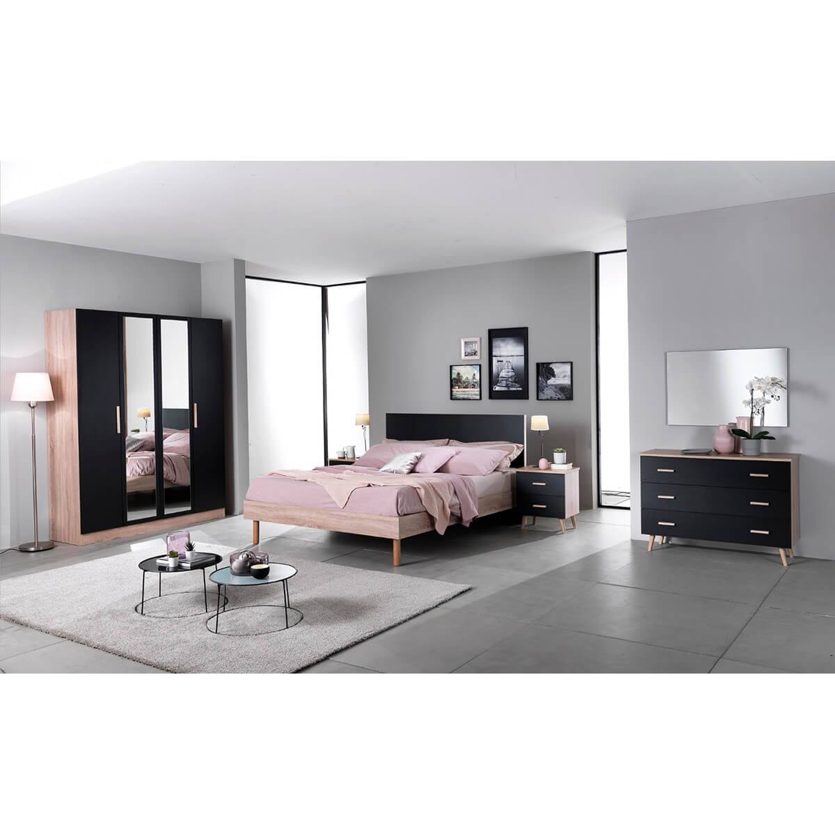 ALTOBUY - Miroir Rectangulaire 60x90cm Noir - MAELYS - Image 3