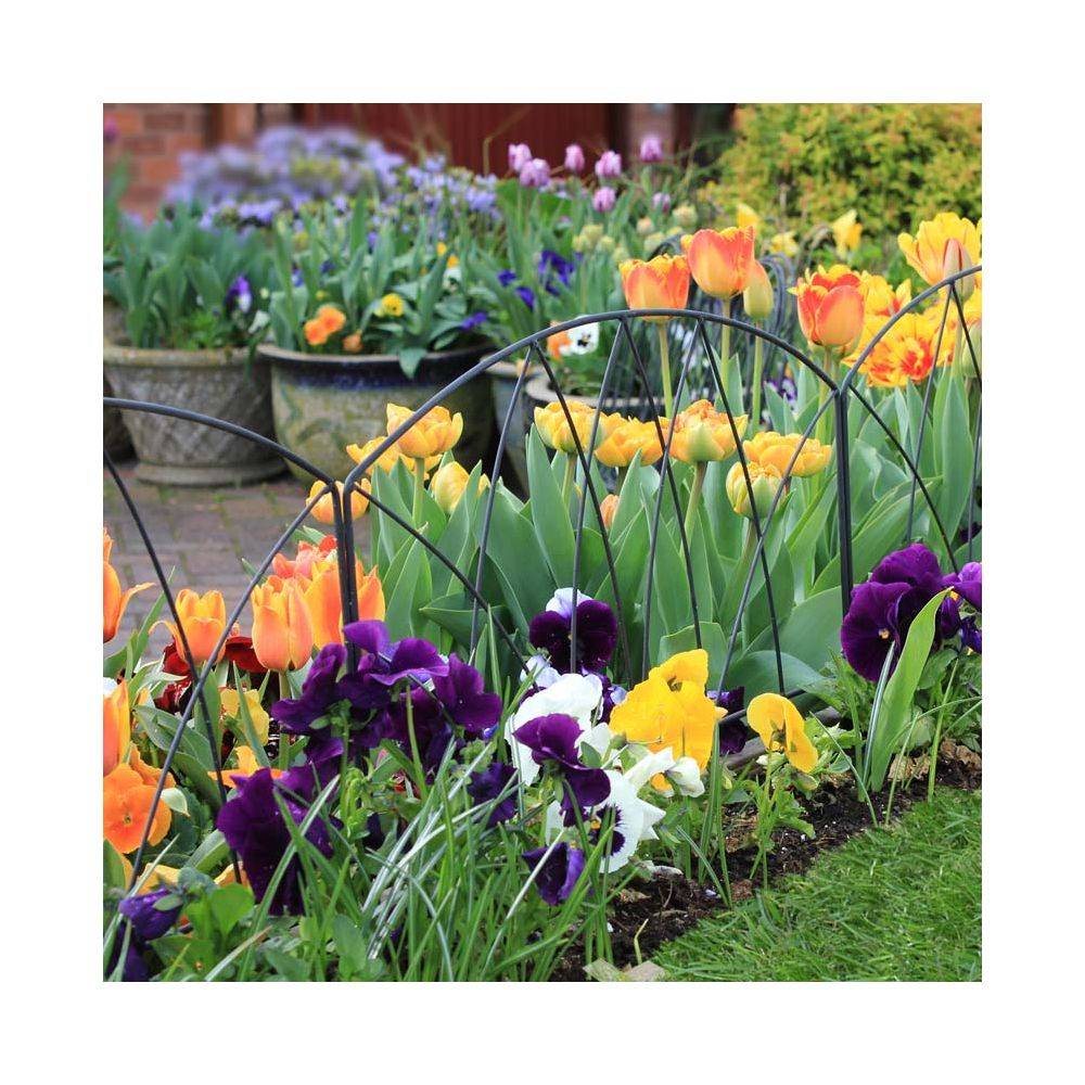 Maxiedge - Bordure de jardin en fer forgé Victoriana Lot de 6 - Imagen 2