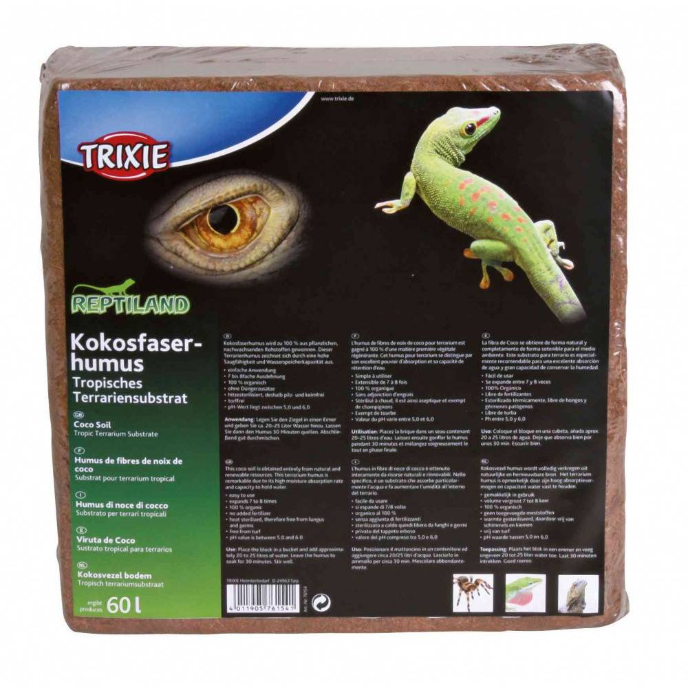 Trixie - Fibres de noix de coco 60 Litres Substrat pour terrarium tropical - Imagen 1