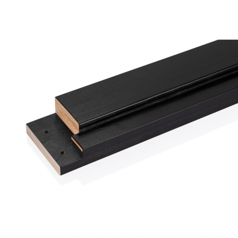 Porte noire pour sauna - Black Promo - Porte en bois 70x190 cm - Image 2
