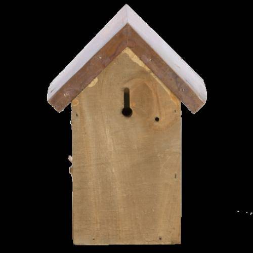Esschert Design - Abri en bois pin et cuivre pour Roitelet Ø30mm - Image 1