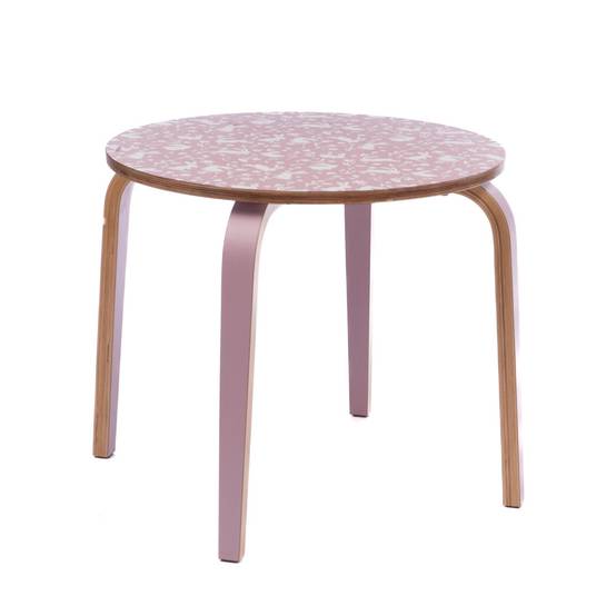 Amadeus - Table enfant rose lapin - Image 1