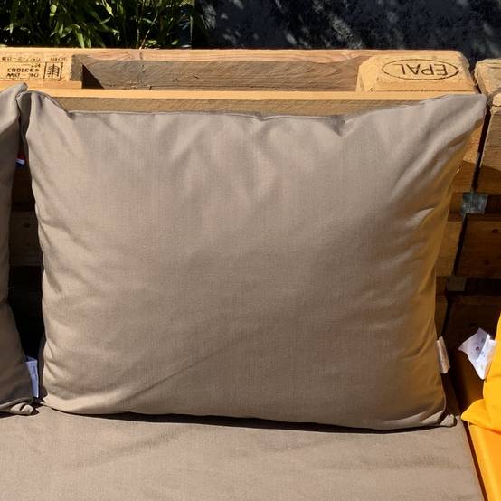 Home Maison - Housse de coussin extérieur - HOME MAISON - Polyester - Taupe - Image 1