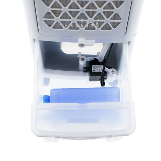 Rafraichisseur d'air portable évaporatif 80W Réservoir 3L + 2 pains de glaces inclus Minuterie 7h Refroidisseur d'air Jocca - Image 6