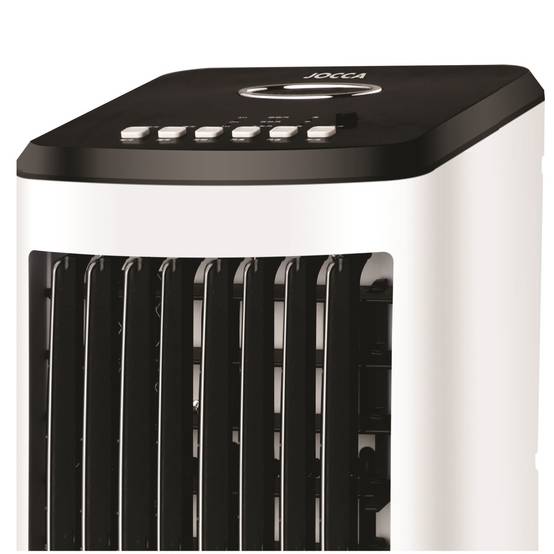 Rafraichisseur d'air portable évaporatif 80W Réservoir 3L + 2 pains de glaces inclus Minuterie 7h Refroidisseur d'air Jocca - Image 7