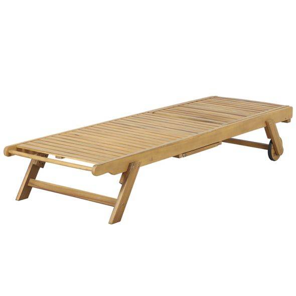 Bain de soleil MOLA en bois d'acacia FSC Beau Rivage - Imagen 6