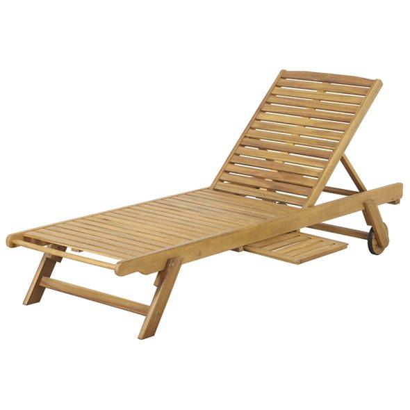 Bain de soleil MOLA en bois d'acacia FSC Beau Rivage - Imagen 1