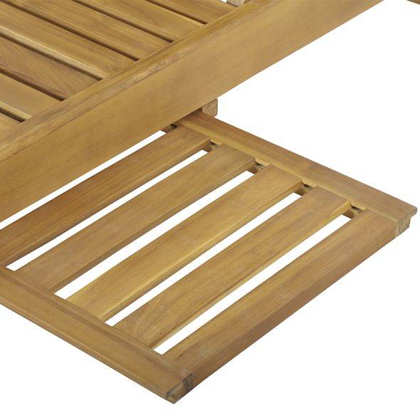 Bain de soleil MOLA en bois d'acacia FSC Beau Rivage - Imagen 5