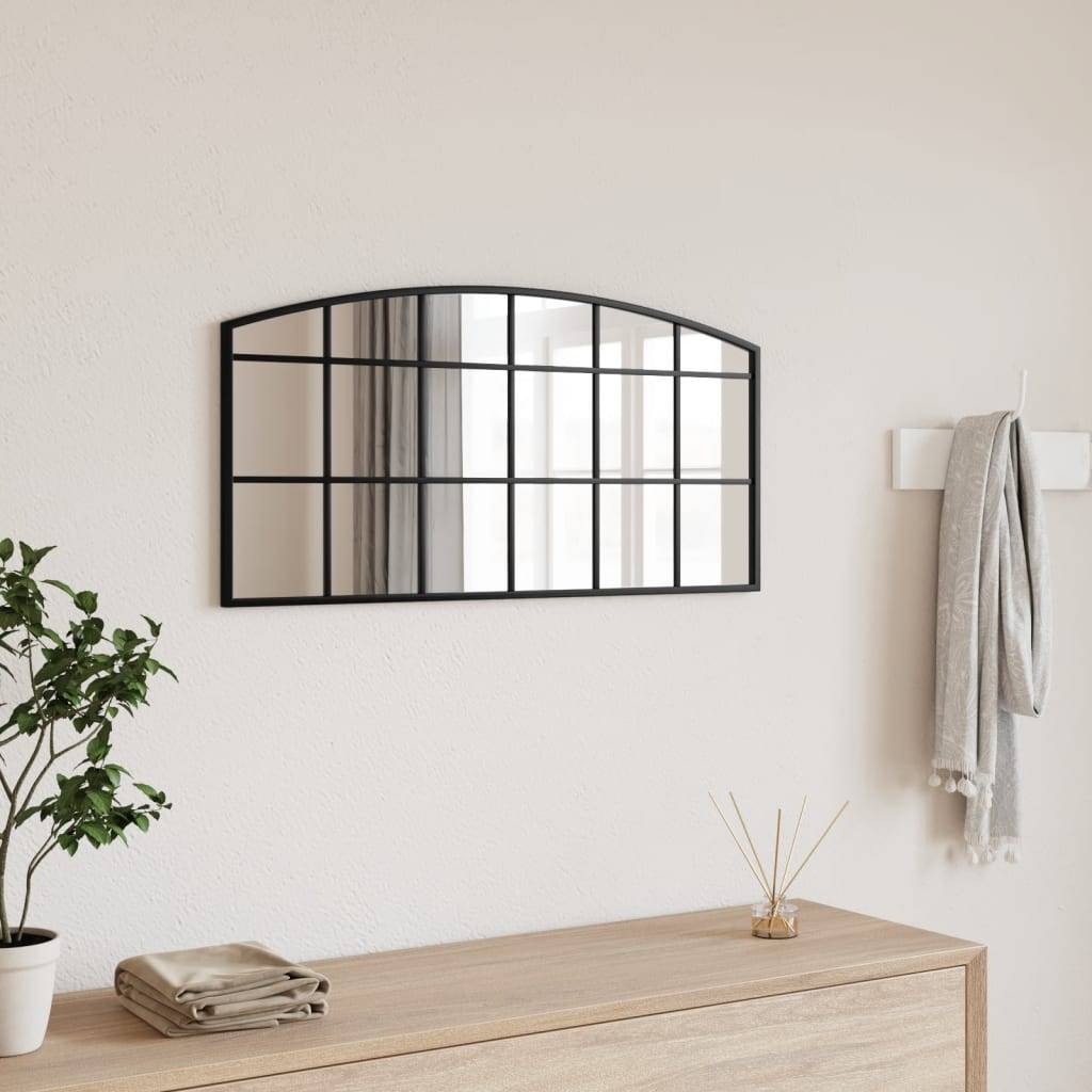 Maison Chic - Miroir mural noir 80x40 cm arche fer Maison Chic - Image 2