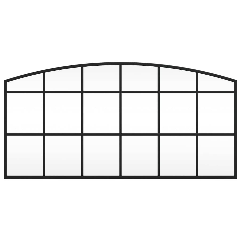 Maison Chic - Miroir mural noir 80x40 cm arche fer Maison Chic - Image 3