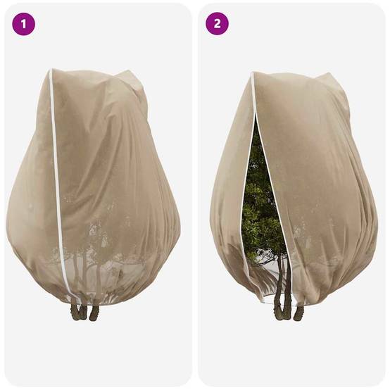 PANGIVO - Housse de protection anti-gel tissu non tissé beige 350 x 250 cm - PANGIVO - Image 9