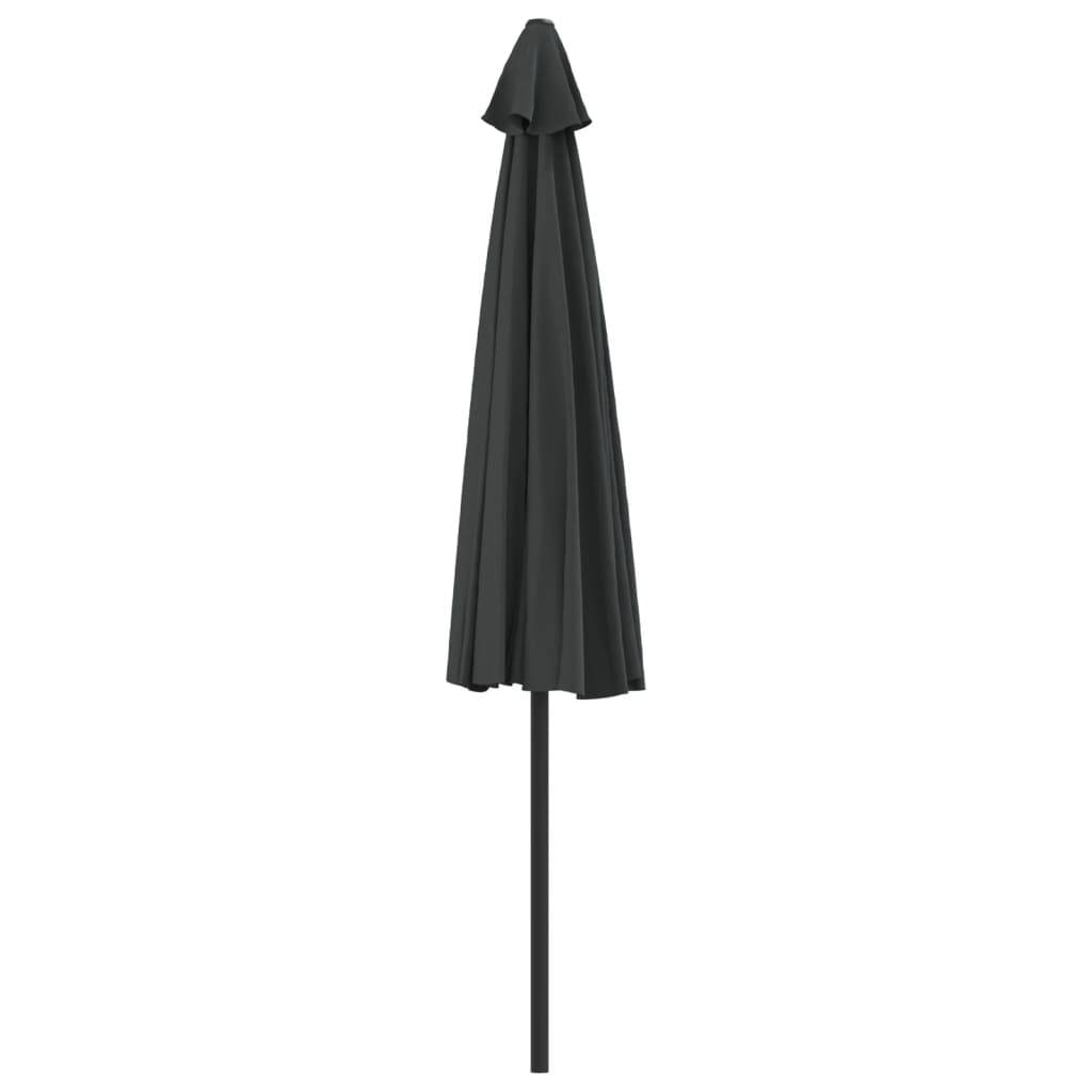 PANGIVO - Parasol de balcon demi-rond aluminium et acier anthracite 300 x 155 x 223 cm - PANGIVO - Image 5