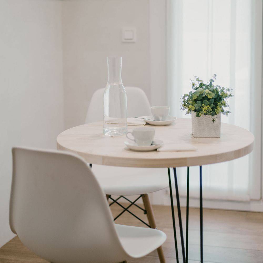 Plateau rond en pin 75 cm Épaisseur 3 cm Astigarraga - Imagen 2