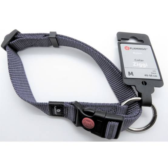 Collier Ziggi bleu granite 40 -55 cm. 20 MM . taille M. pour chien. - Image 3