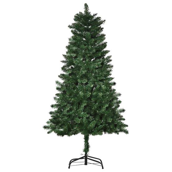 Sapin de Noël Artificiel 150H cm 454 Branches épines Imitation Nordmann Grand réalisme Vert - Image 1