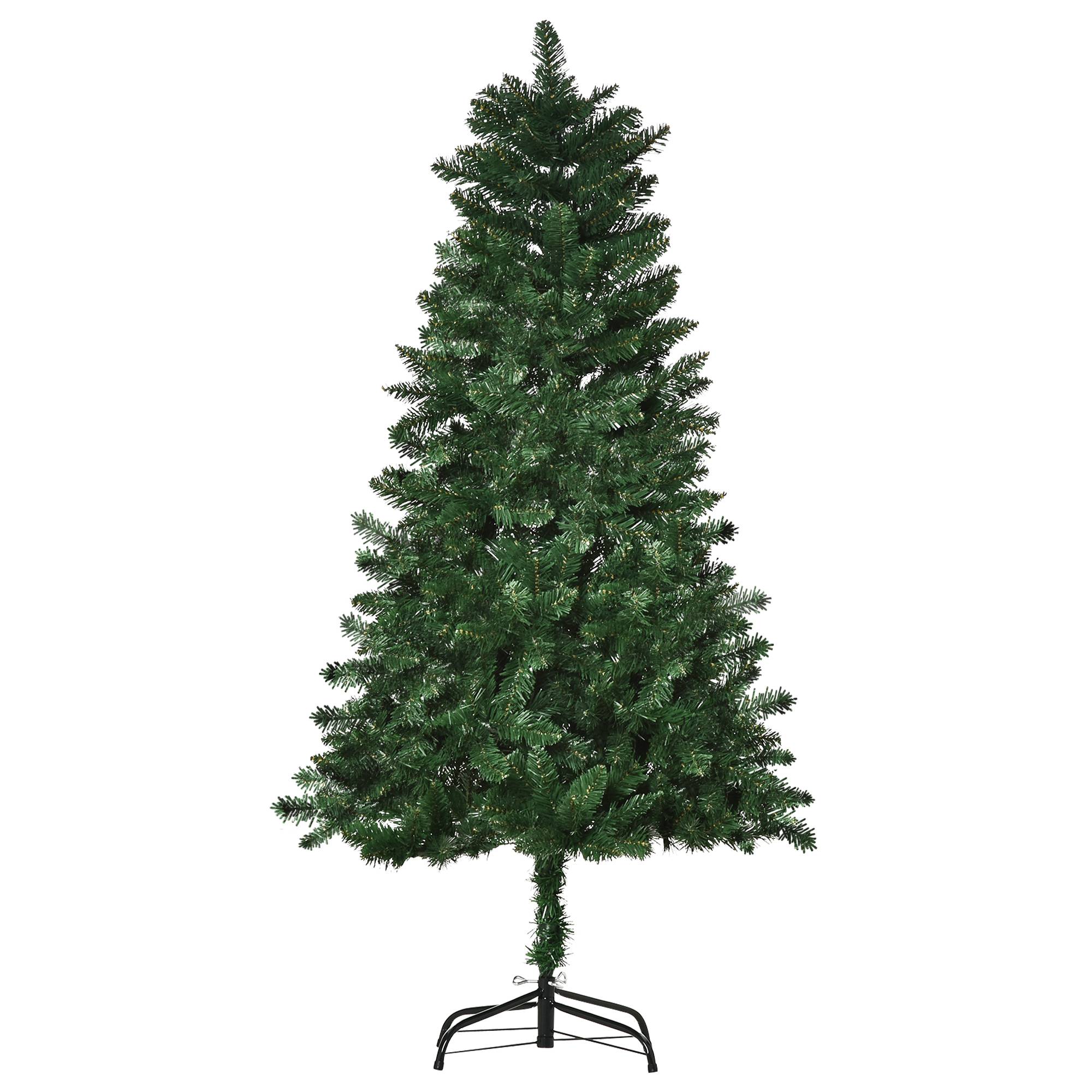 Sapin de Noël Artificiel 150H cm 454 Branches épines Imitation Nordmann Grand réalisme Vert - Image 1