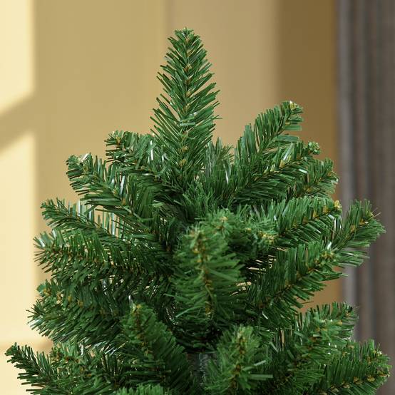 Sapin de Noël Artificiel 150H cm 454 Branches épines Imitation Nordmann Grand réalisme Vert - Image 9