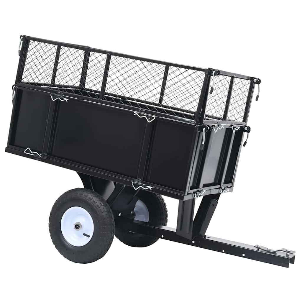 Vidaxl - Remorque basculante pour tondeuse de pelouse Charge de 150 kg vidaXL 92449