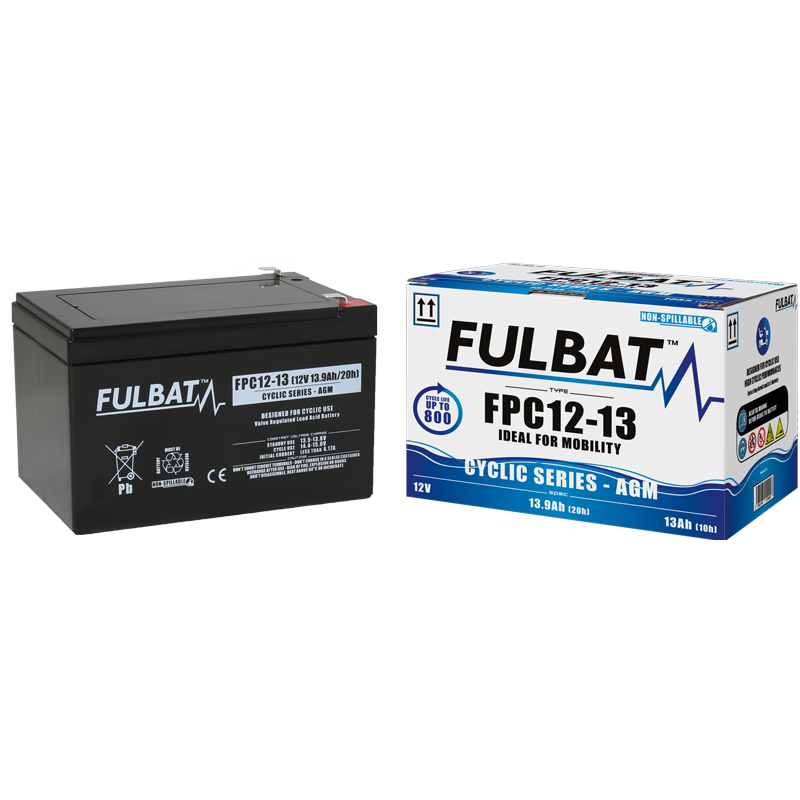 Batterie FPC12-13 FULBAT 12V, 13.9Ah - Jardiland