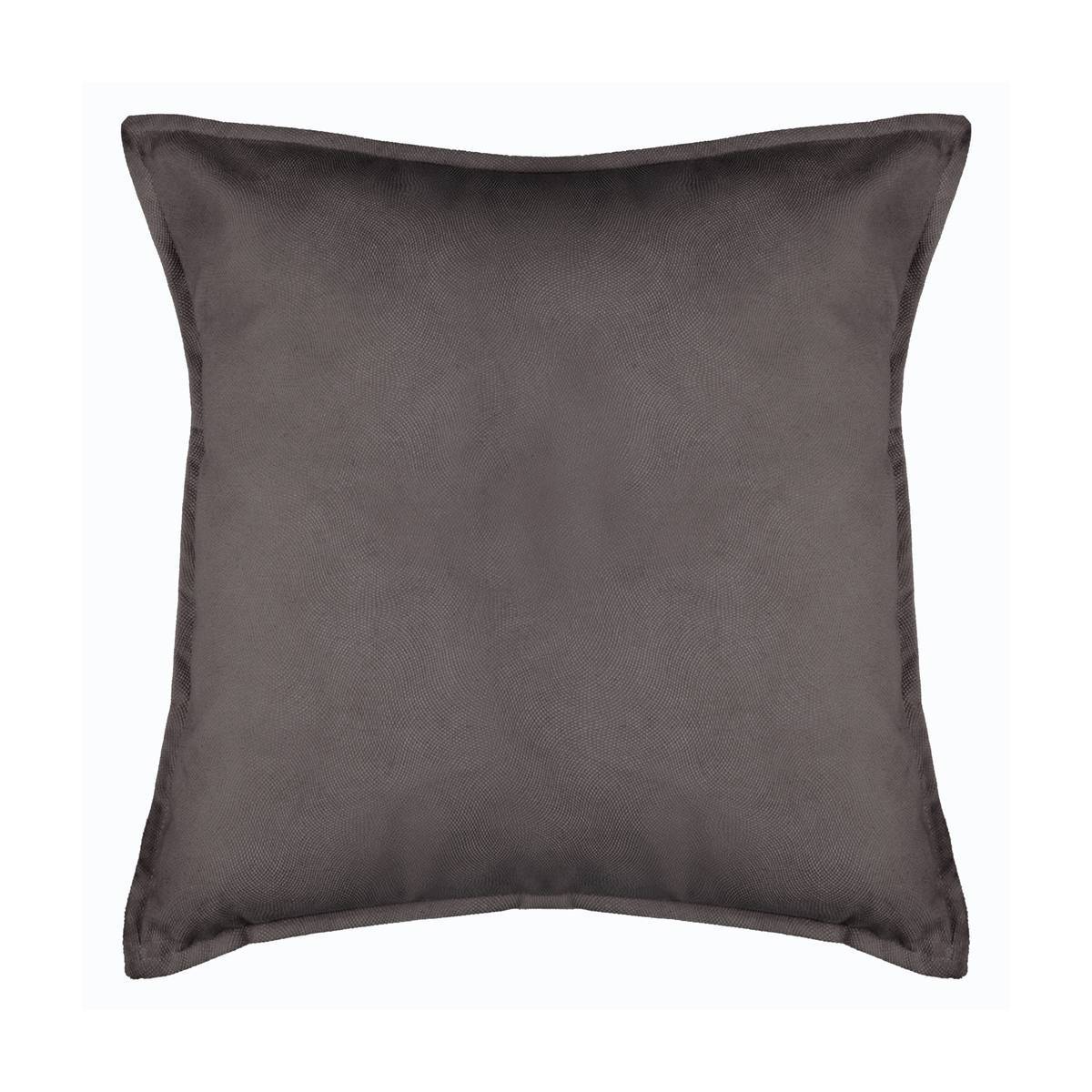 Atmosphera - Coussin "LILOU" coton gris ardoise 45x45cm - Atmosphera Créateur d'intérieur - Imagen 1