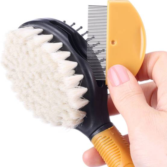 Brosse douce , Brosse à picots et Peigne à puces pour Chiot - Image 1