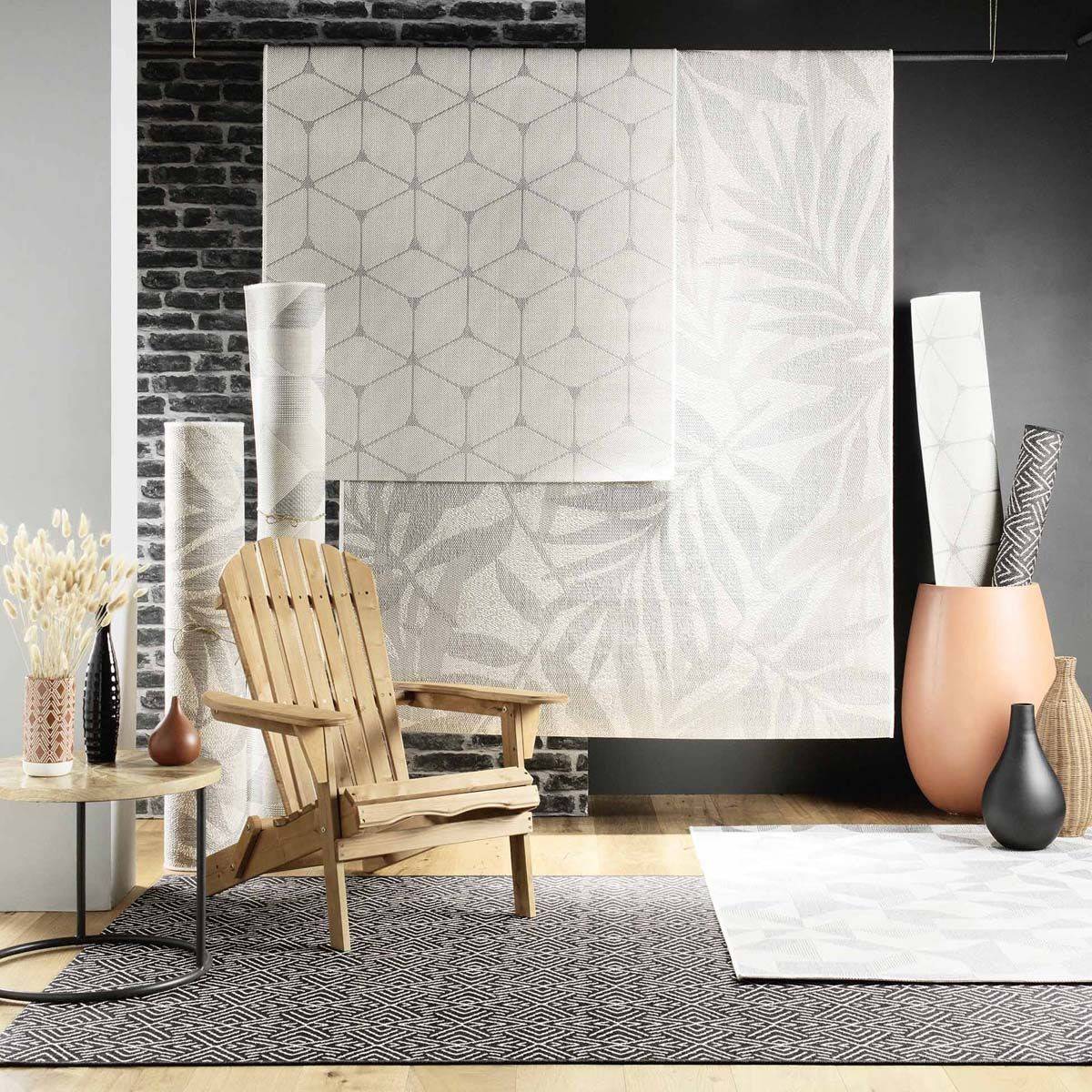 Tapis Tissé Déco "Palmyre" 120x170cm Naturel - Imagen 3