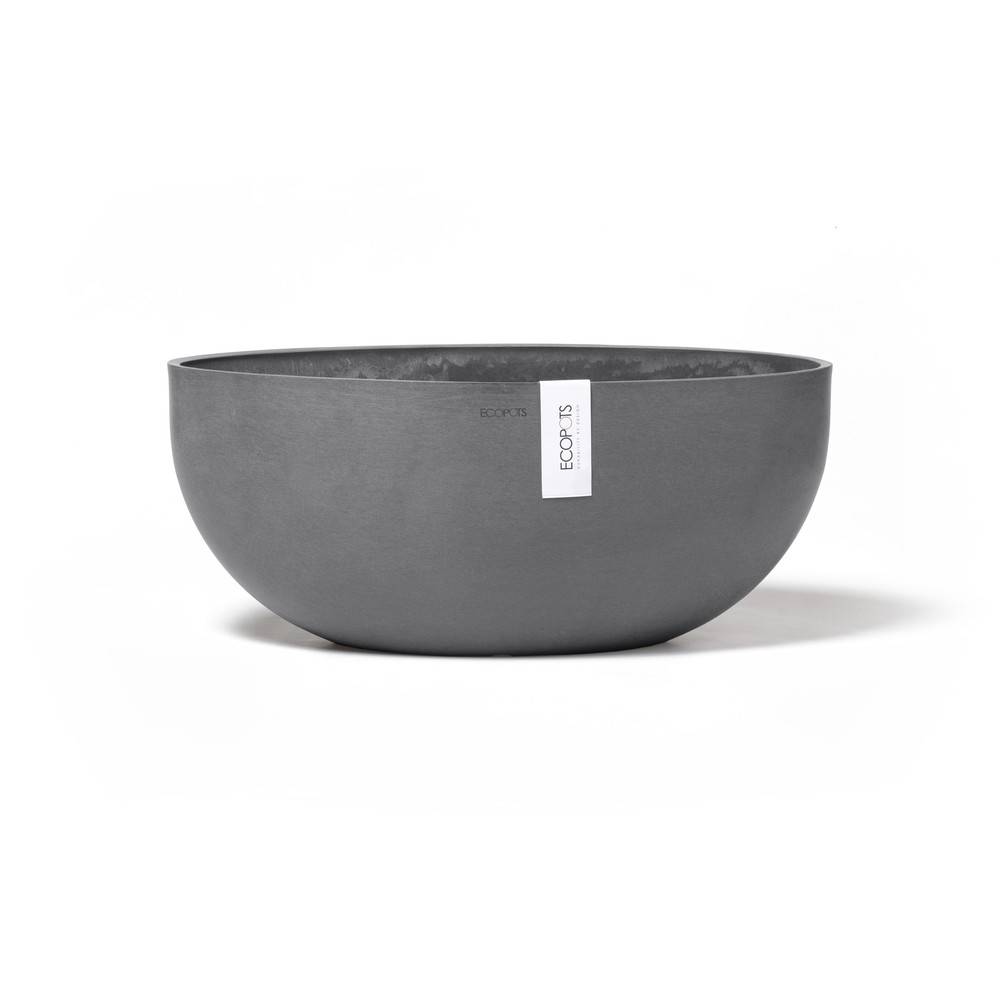 Ecopots - Pot Ovale Sofia Big 43 Gris + réservoir d'eau - 43 x 25 x H. 17,5 cm - 8,2 L ECOPOTS - Imagen 5