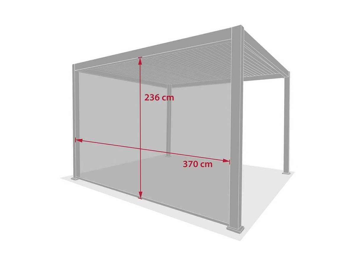 Hesperide - Store pour Pergola bioclimatique argile - Hespéride - Image 2